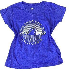 San Diego Surf Co 1969 California Graphic Tee MV Sport Women's XL Purple 286G